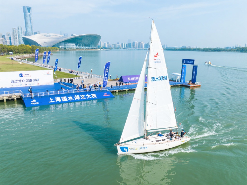 精彩角逐!上海帆船公开赛在滴水湖圆满落幕 对于滴水湖帆船赛,上海不仅提供了先进的场