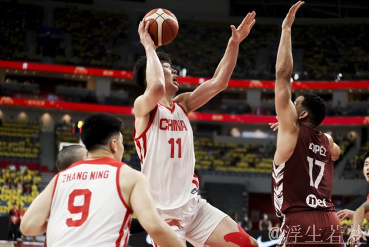 中国男篮热身赛首秀大胜委内瑞拉