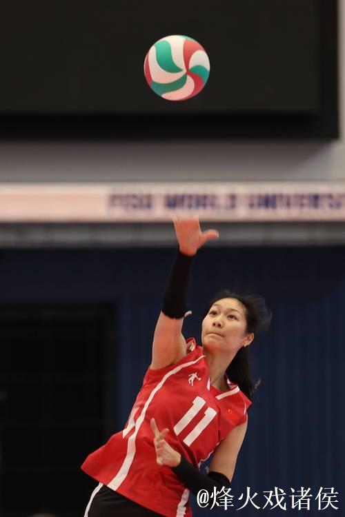 大运会女排小组赛：中国不敌德国 八强将战巴西